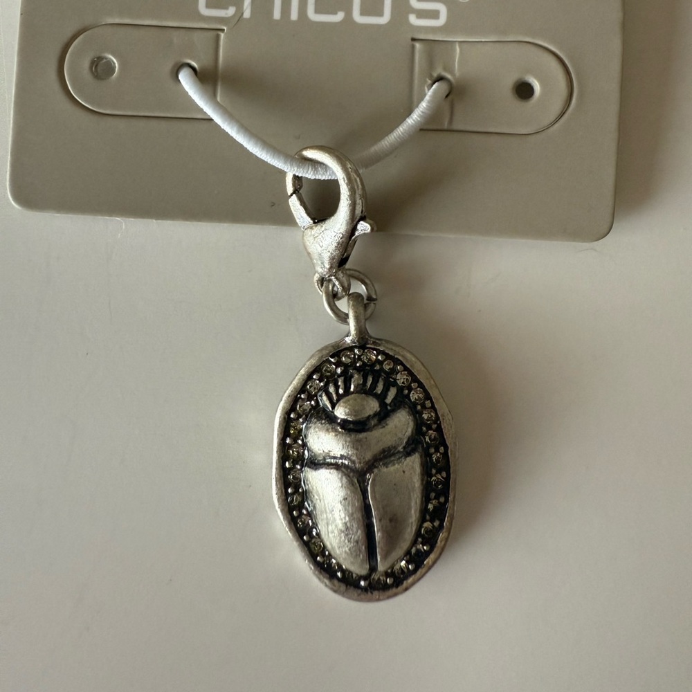 Chico's Beetle Silver Charm